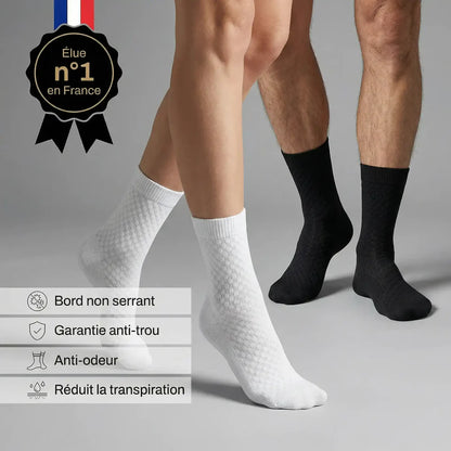 CHAUSSETTES ALESSIO MI-HAUTES EN FIBRE DE BAMBOU PREMIUM
