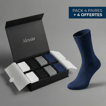 CHAUSSETTES ALESSIO MI-HAUTES EN FIBRE DE BAMBOU PREMIUM