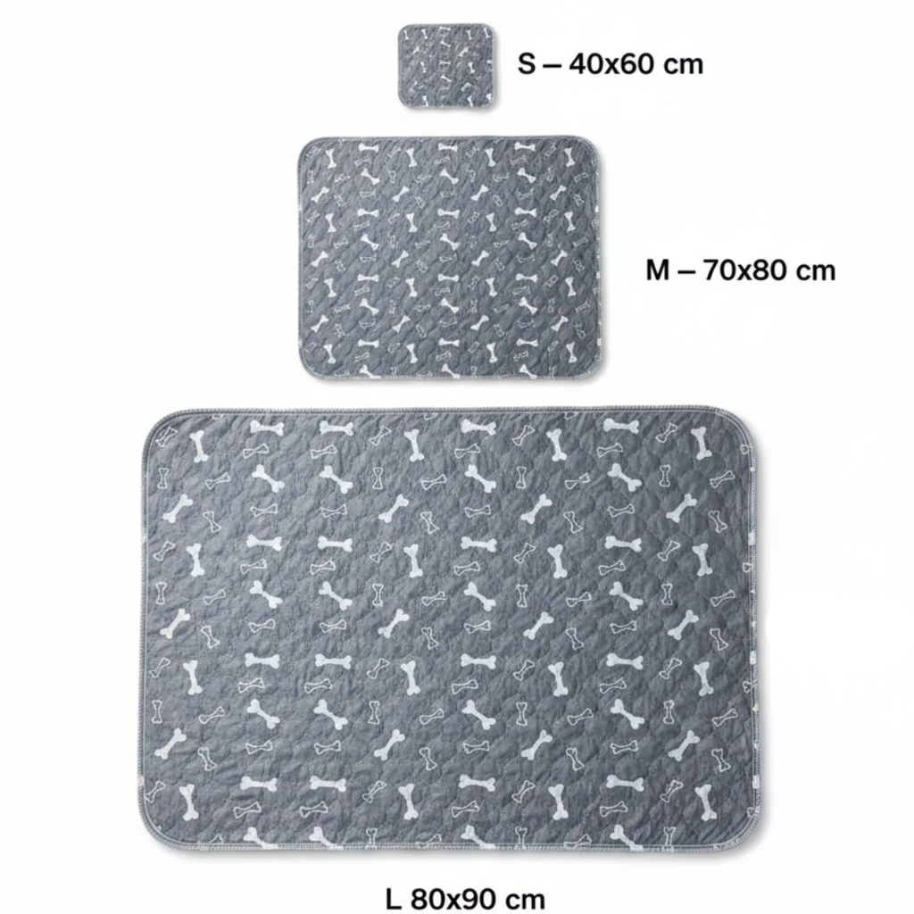 Tapis absorbant réutilisable pour chien