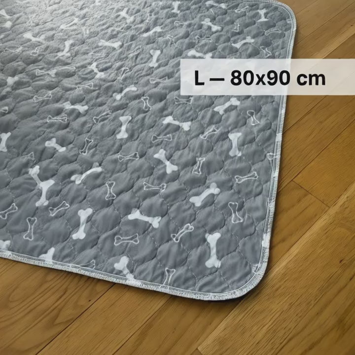 Tapis absorbant réutilisable pour chien